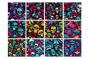 Skull Graffiti Seamless Pattern, a Pattern Graphic by Forhadx5 (Thumbnail 3 of 7)