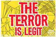 Cosmic Monster - Faux Ligature Font, a Sans Serif Font by Remedy667 (Thumbnail 2 of 9)