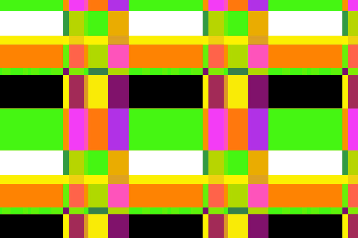 Halloween Preppy Plaid Seamless, a Pattern Graphic by Sharon Schwalbe (Photo 1 of 4)