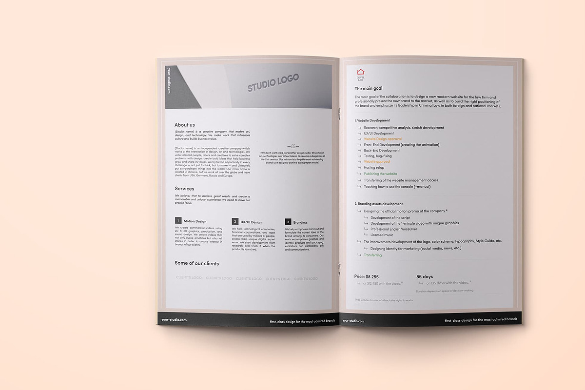 The Commercial Proposal for Clients, a Presentation Template by Smotrow Related (Photo 4 of 5)