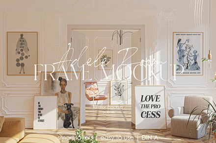 ADELE ROOM | Frame mockup set, a Household Mockup by yuliyuri.studio