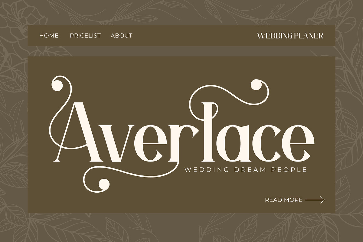 Aurenza - Modern Serif Font, a Serif Font by Rishsketch (Photo 10 of 15)