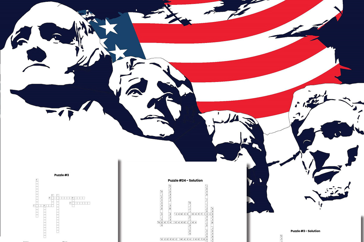 US President Facts Crosswords, an Education Illustration by Sourcedigi (Photo 1 of 4)