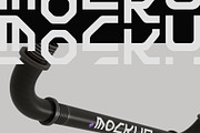 U Shaped Pipe Mockup, a Household Mockup by hiddemaru (Thumbnail 3 of 4)
