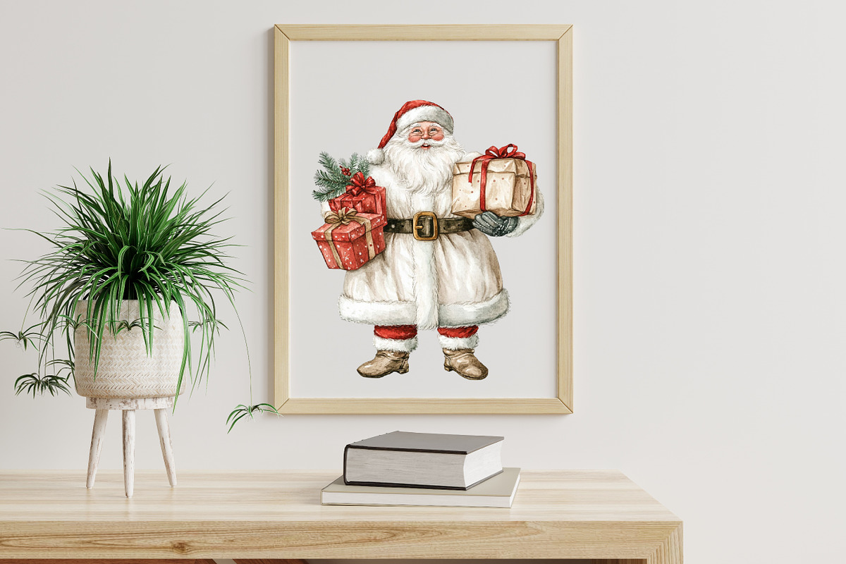 Watercolor Christmas Cozy Clipart, an Illustration by Libby Wishes (Photo 7 of 7)