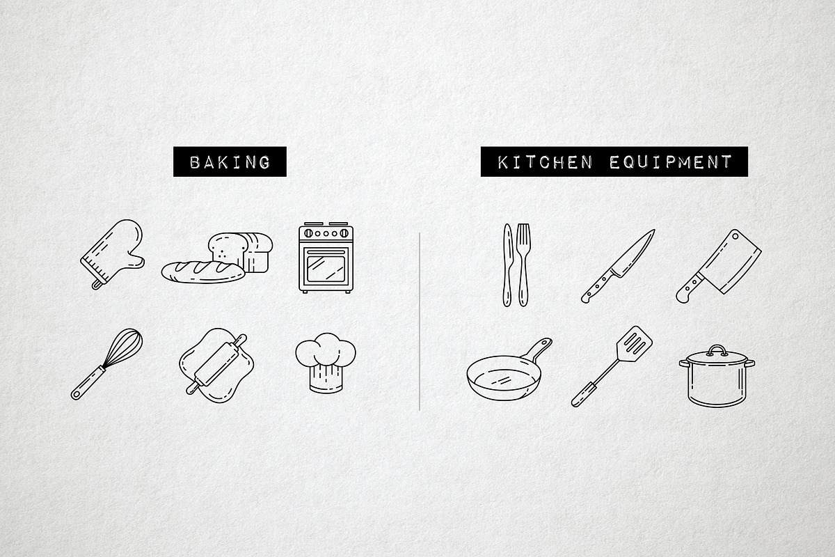 Drink and Food Icons Pack, an Outline Icon by Hatch Design Workshop (Photo 8 of 12)
