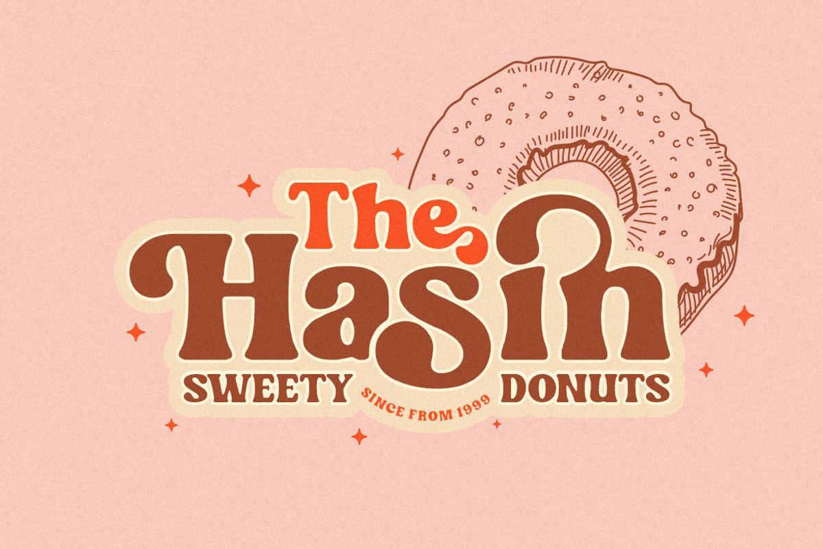 Shine Coasty - Retro Serif Font!, a Serif Font by HansCo Studio (Photo 5 of 9)