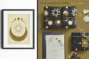 Celestial Soul. Sun Moon Space., a Pattern Graphic by Alena Zaytseva (Thumbnail 9 of 18)