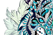 Ethnic Collection: Roaring Tiger, an Animal Illustration by ArtoJoy (Thumbnail 5 of 5)