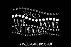 Shaded Bead Brushes For Procreate