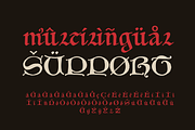Carolingian Minuscul font, a Blackletter Font by kaer_shop (Thumbnail 5 of 9)