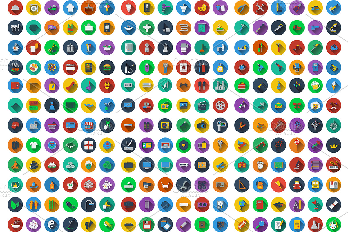 744 icons in flat design, an Icon by Pavel Vectors (Photo 3 of 4)