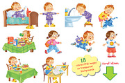 Little boy's day. Schedule, an Animal Illustration by Haso (Thumbnail 8 of 12)