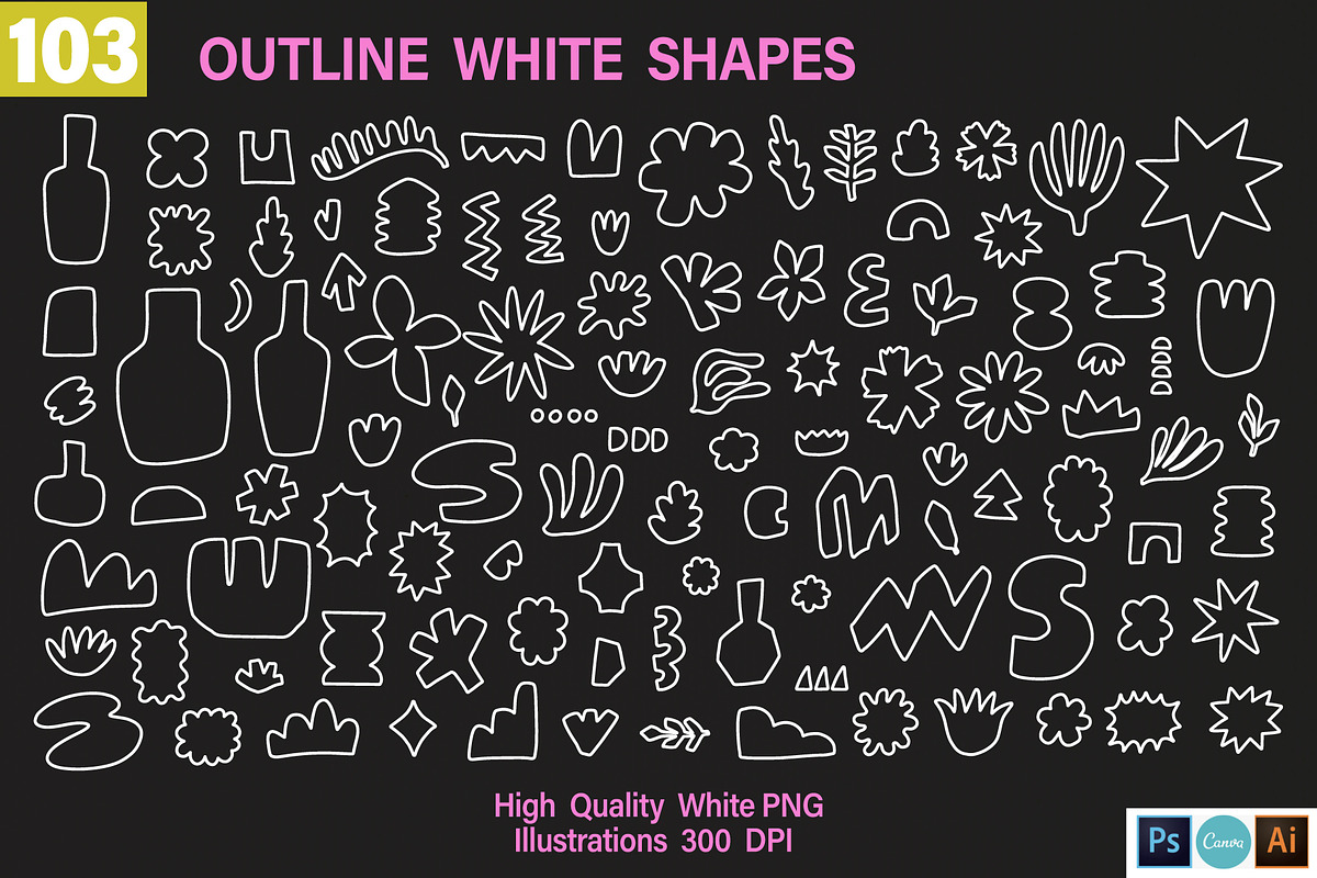 Organic Shapes and Patterns Atelier, an Object Graphic by Katrinelly (Photo 11 of 12)
