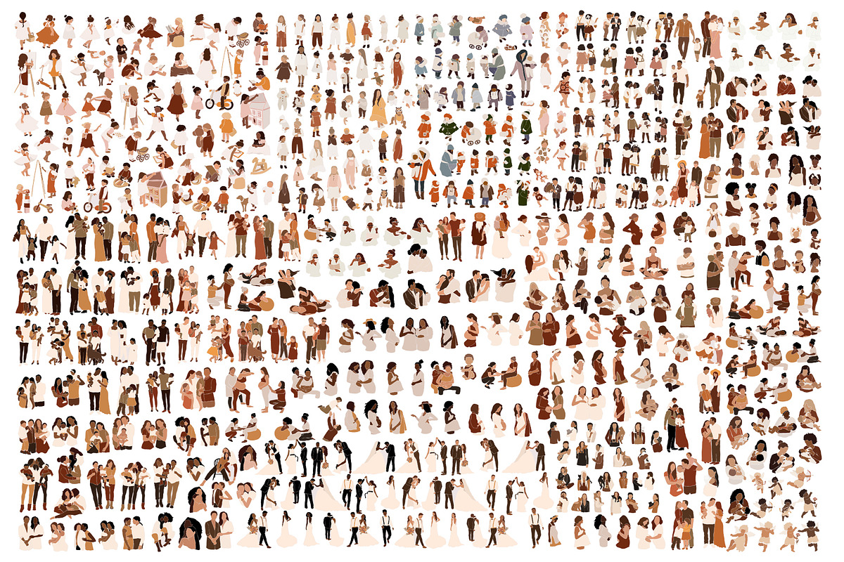 Abstract people bundle, a Person Illustration by Purple (Photo 7 of 7)