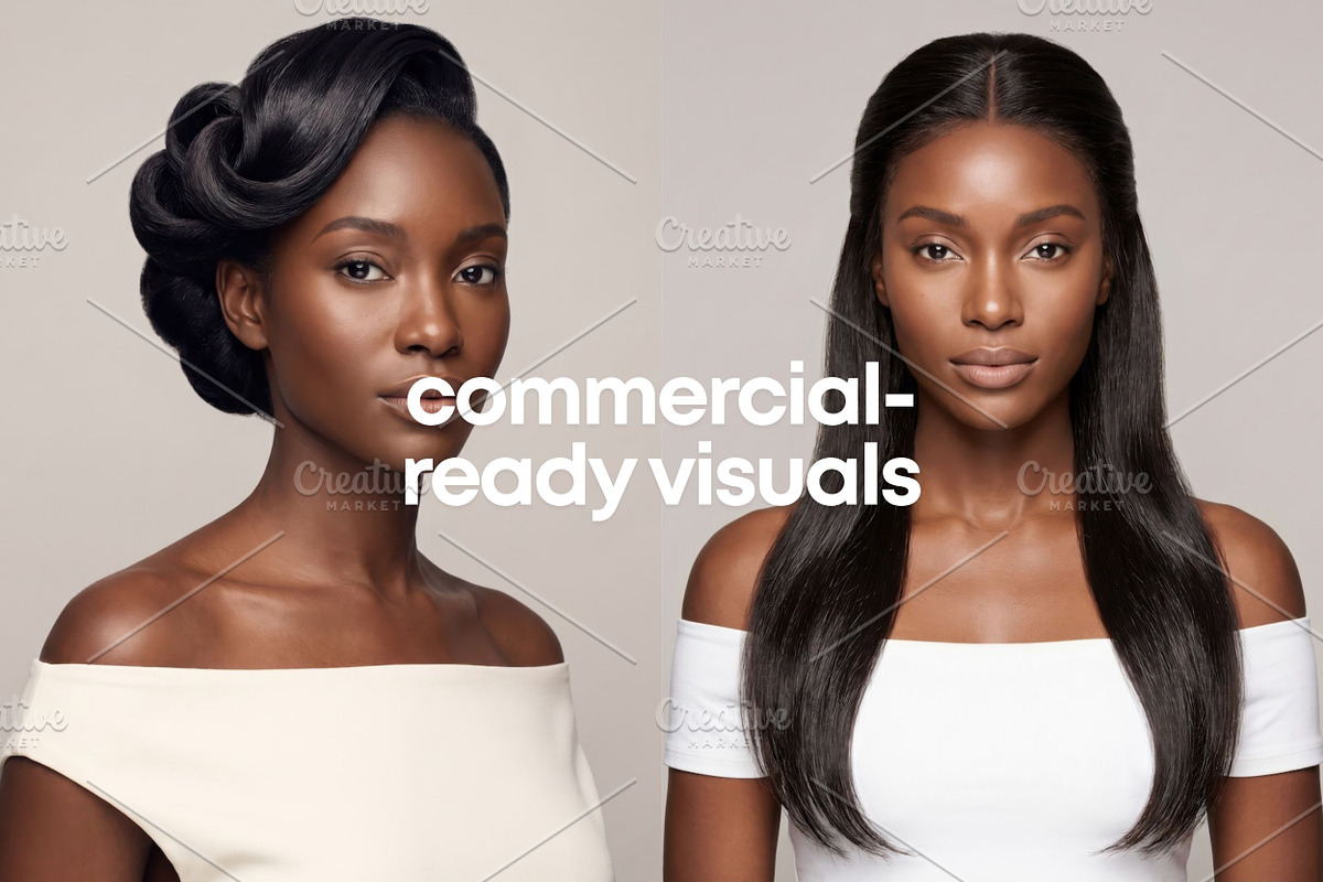 Melanin Luxury Hair Stock Photos, a Beauty & Fashion Photo by Selenique Studio (Photo 5 of 9)