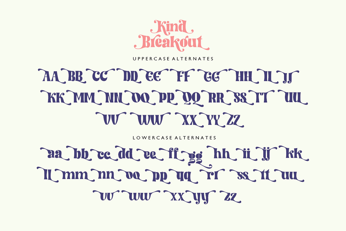 Kind Breakout-Retro Serif Typeface, a Sans Serif Font by moriztype (Photo 17 of 18)