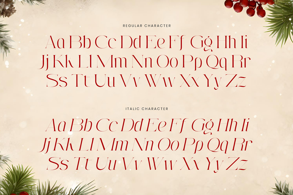 Christmas Memory - Christmas Font, a Serif Font by Umitype (Photo 8 of 9)