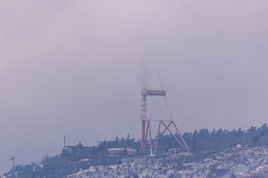 Tbilisi TV tower in the cloud, an Architecture Photo by Anna Bogush