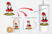Gnome in the Forest Clipart, a Graphic by Artnoy (Thumbnail 4 of 5)