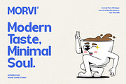 Morvi - Retro Bold Display Font, a Font by Flawless And Co (Thumbnail 2 of 10)