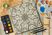 Black and white mandalas patterns mi, a Pattern Graphic by Graphic Magic (Thumbnail 2 of 3)