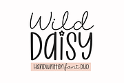 Wild Daisy -Script Monoline Font Duo, a Script Font by Jozoor (Thumbnail 1 of 8)