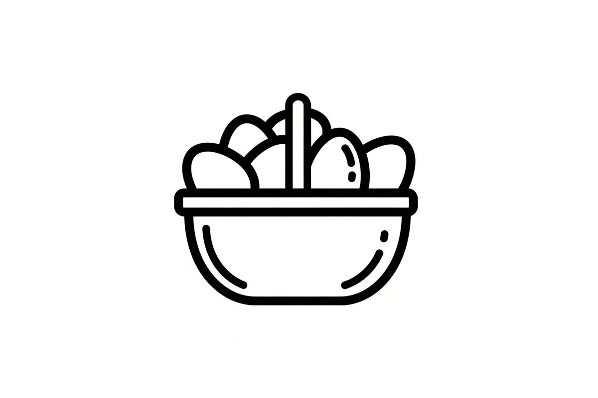 Easter Basket Vector Silhouette Bund, an Illustration by Designs_River (Photo 45 of 51)