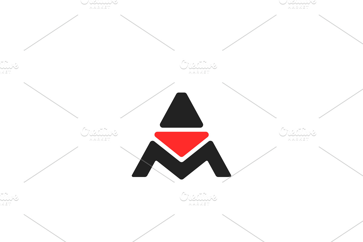 AM Logo modern monogram, a Branding & Logo Template by Piro Concept (Photo 2 of 3)