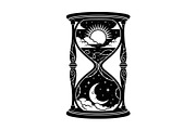 Celestial Sun Moon Hourglass Bundle, an Illustration by Gaye Art (Thumbnail 18 of 31)