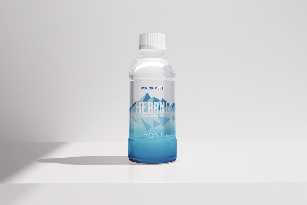 Mineral Water Bottle Mockup Set, a Packaging Mockup by Mirachma Project (Photo 8 of 8)