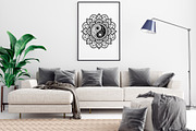 Yin-Yang Mandala, an Illustration by Katika Shop (Thumbnail 3 of 3)