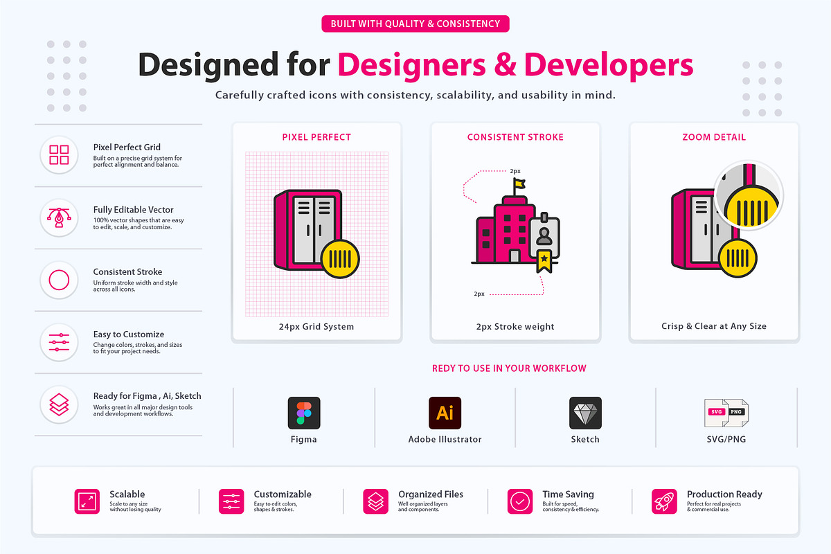 Workplace & Document Icons, an Outline Icon by vexper (Photo 7 of 7)