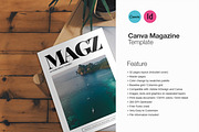 Canva Magazine Template, a Magazine Template by creathrivestudio (Thumbnail 3 of 19)