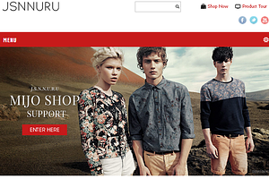 JSN Nuru - Joomla E-commerce Theme