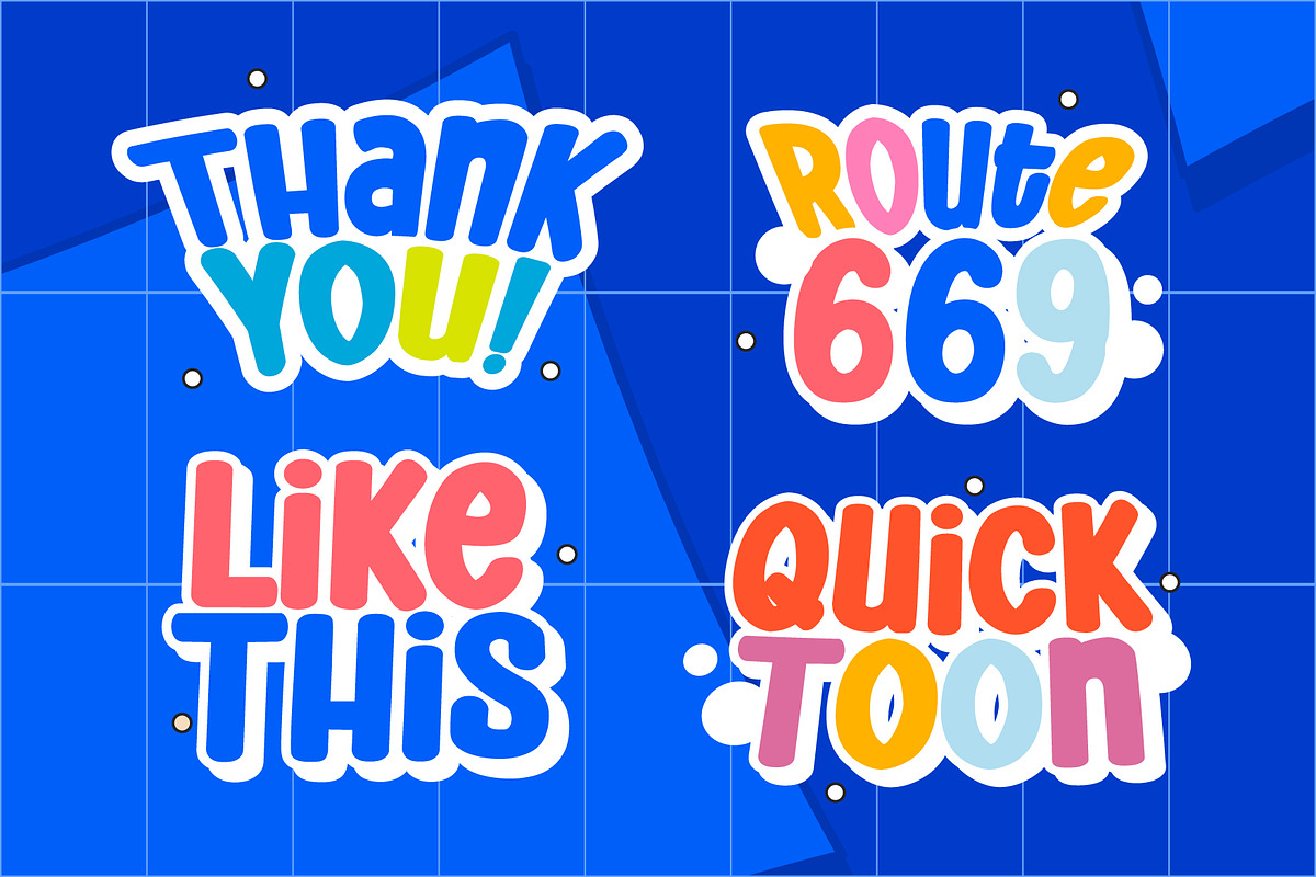 Dandy Jokes a Cartoon Comic Font, a Sans Serif Font by Rasiorise Studio (Photo 8 of 11)