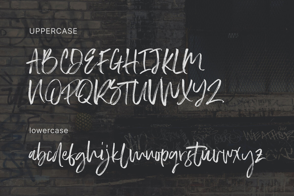 Mellisca Handwritten Brush Font, a Handwritten Font by Thirtypath Studio (Photo 2 of 9)