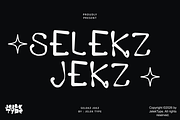 Selekz Jekz Handwritten, a Handwritten Font by JelekType (Thumbnail 1 of 8)