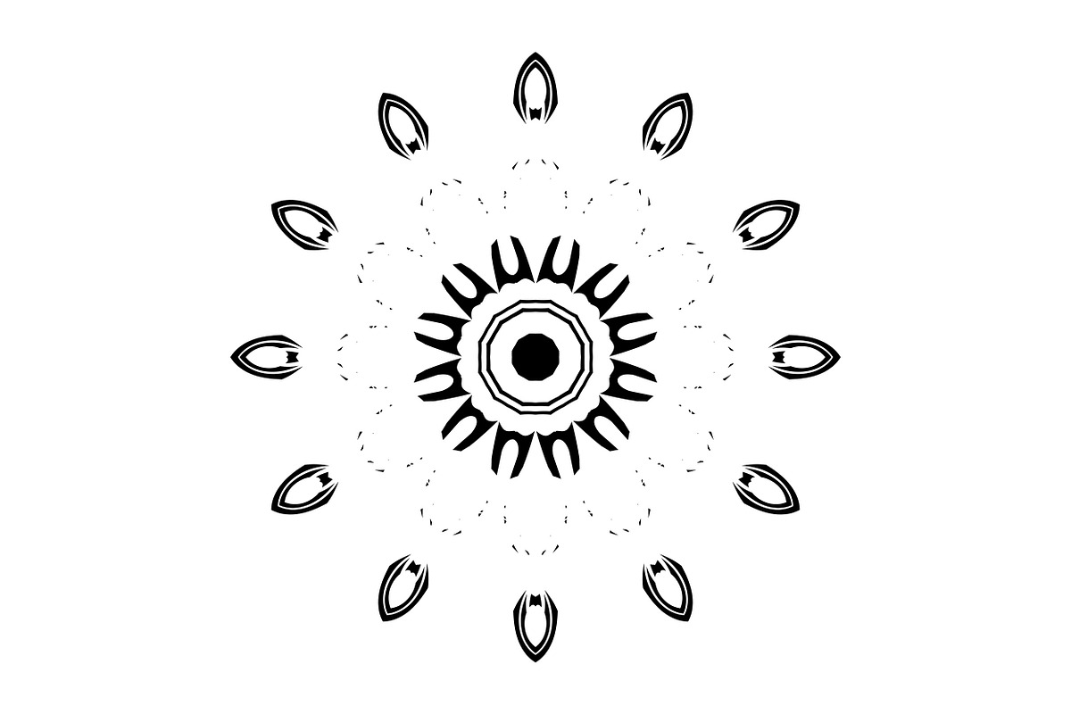 High Quality Mandala Clipart Bundle, a Decorative Illustration by NJ Himel (Photo 66 of 103)