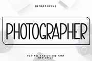Photographer | Script Font, a Script Font by Scratchones (Thumbnail 1 of 8)