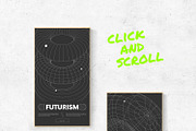 Posters with wireframes shapes | 1, a Graphic by MaximGertsen (Thumbnail 2 of 6)