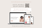 Coaching Website Template for Canva, a Landing Page Template by vectorocean (Thumbnail 4 of 11)