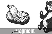 Hiking travel objects collection, an Animal Illustration by CatMadePattern (Thumbnail 2 of 4)