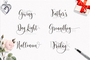 Someday Script Font, a Script Font by Byuly Ayika (Thumbnail 5 of 12)
