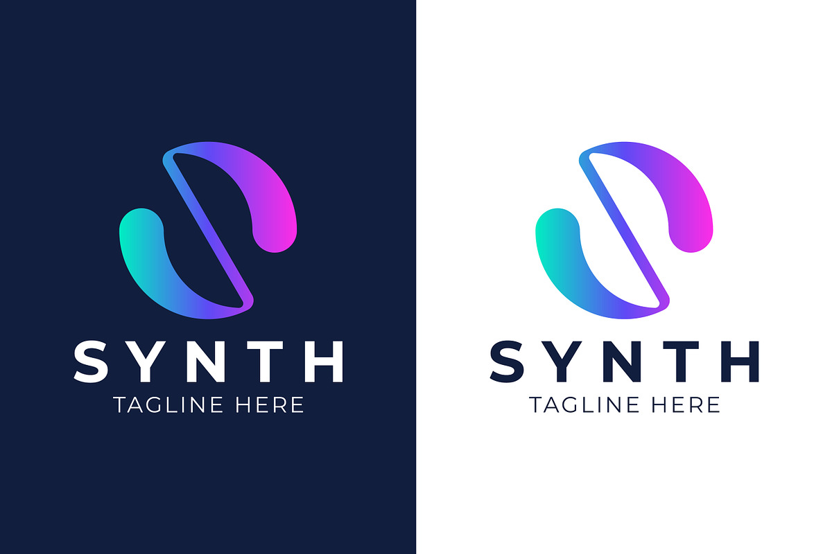 Synth Letter S Abstract Technology, a Branding & Logo Template by Signatoro (Photo 1 of 4)