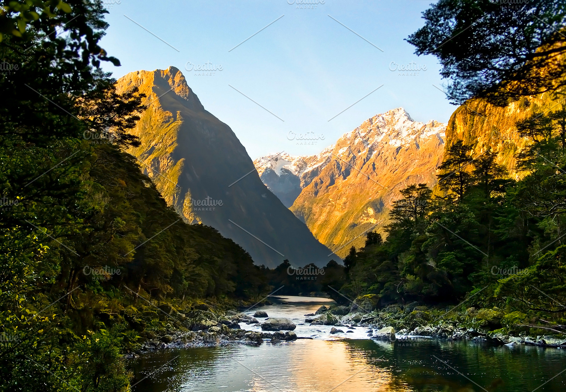 Mountain Valley Milford Track, a Nature Photo by THP Creative