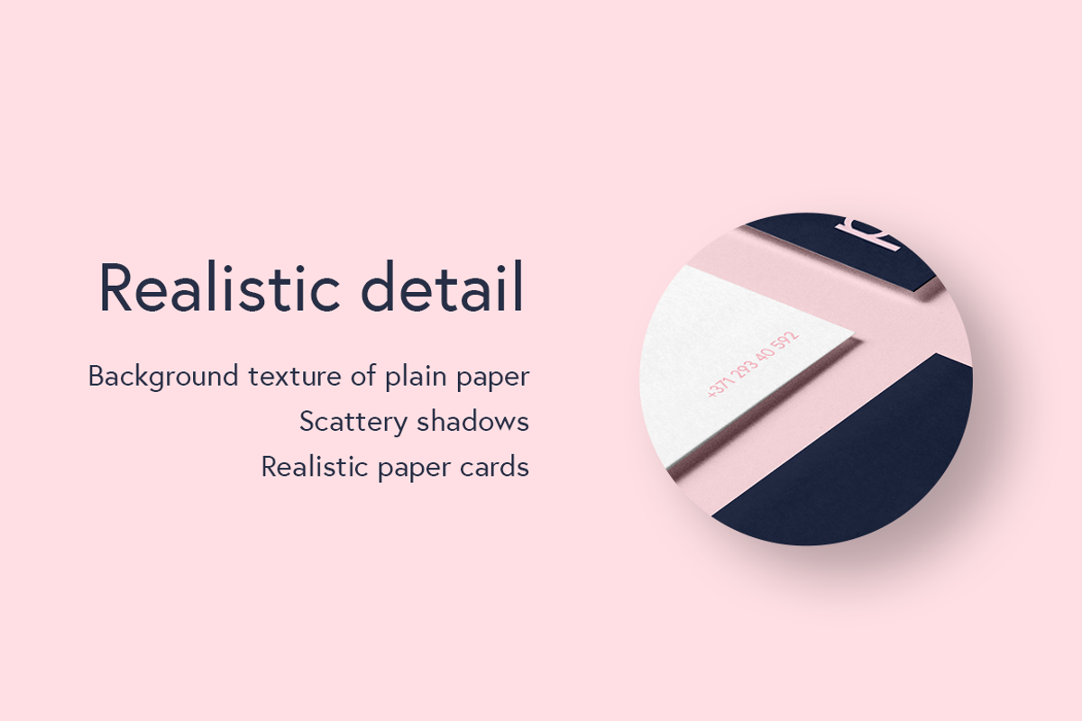 Peue Realsitic Business Card Mockup, a Business Card Template by Wild Ones (Photo 3 of 13)