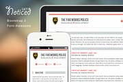 Noticed - Responsive Resume, a Bootstrap Template by FWPolice (Thumbnail 2 of 4)