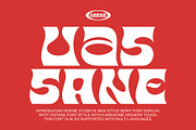 VAS SANE, a Font by ngene (Thumbnail 1 of 7)