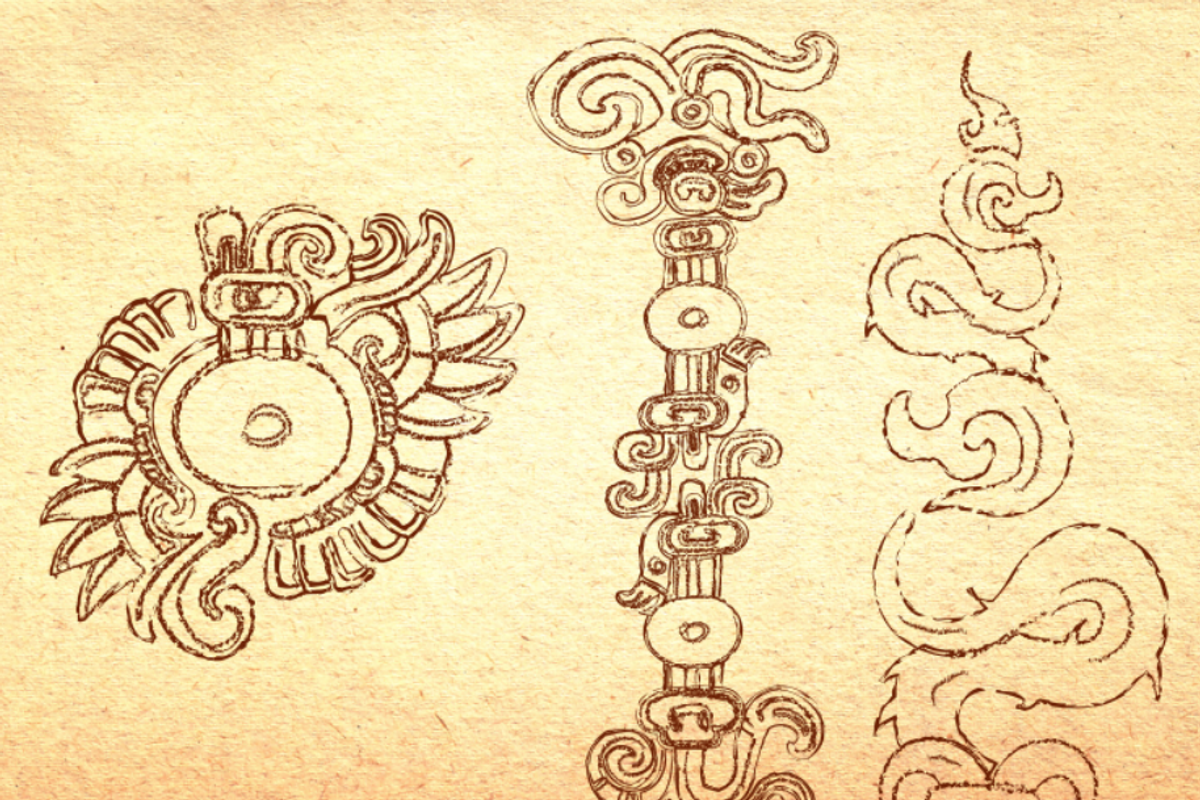 bundle: mayan decor vectors, a Templates & Theme by art.podolski (Photo 3 of 3)